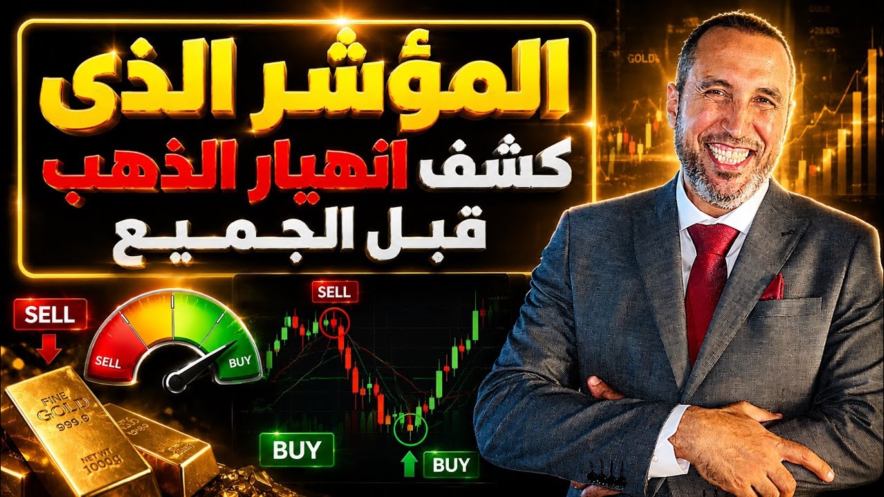 المؤشر الذي سيحميك من انهيار الذهب جاهز الآن 💪💪💪
