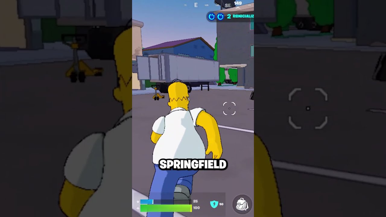 OS SIMPSONS INVADIRAM O FORTNITE RELOAD! 🍩🔥