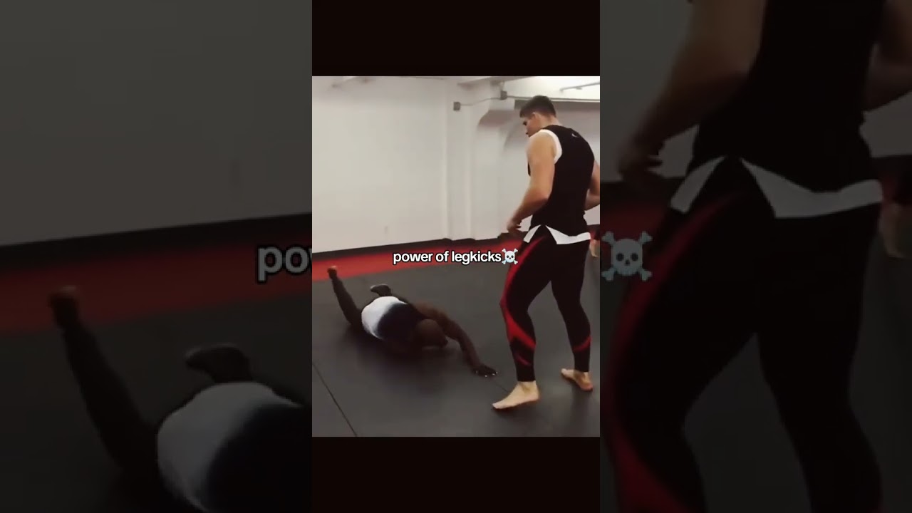 The devastating leg kick