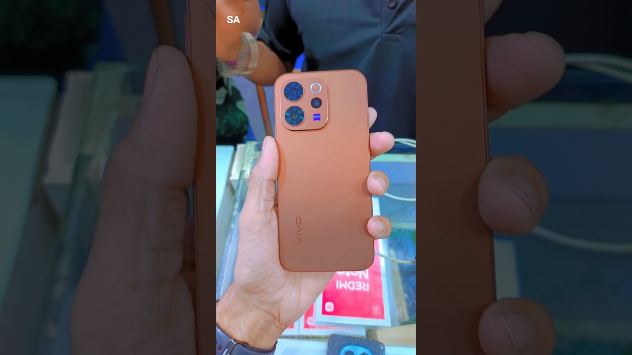 Vivo V70 Review Vivo V70 Brown Red Colour Review #vivov70 #vivounboxing #youtubeshorts #reels #viral