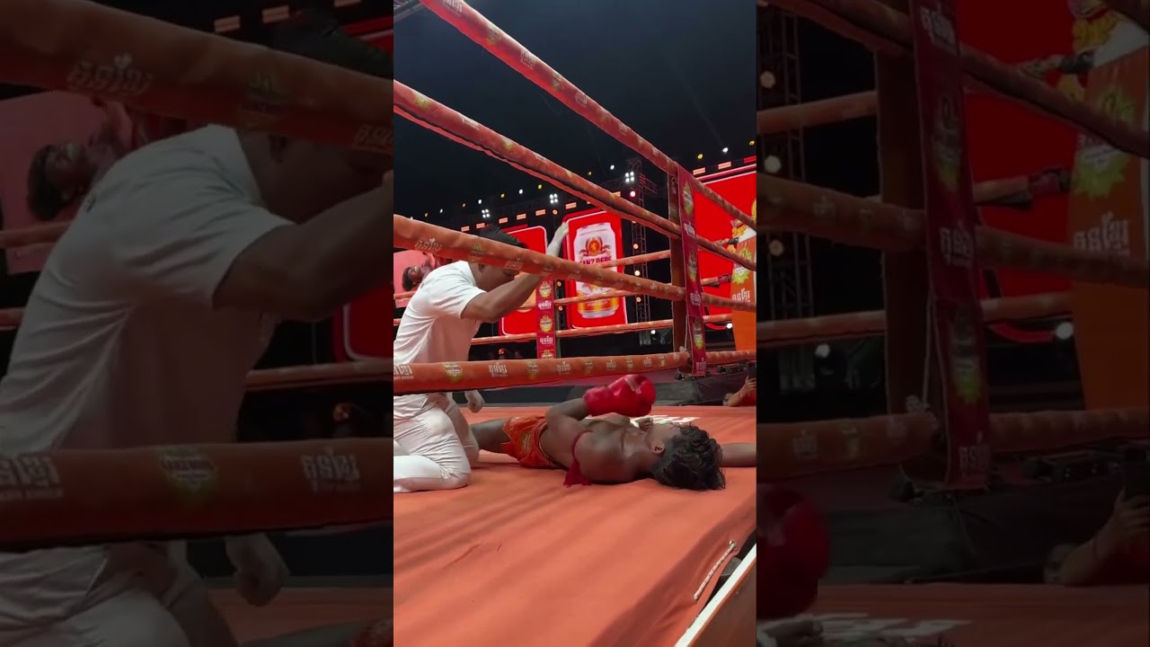 Fly Knee KO  #kunkhmerfighting   #kunkhmer #mma #ufc #sports #fighter #martialart