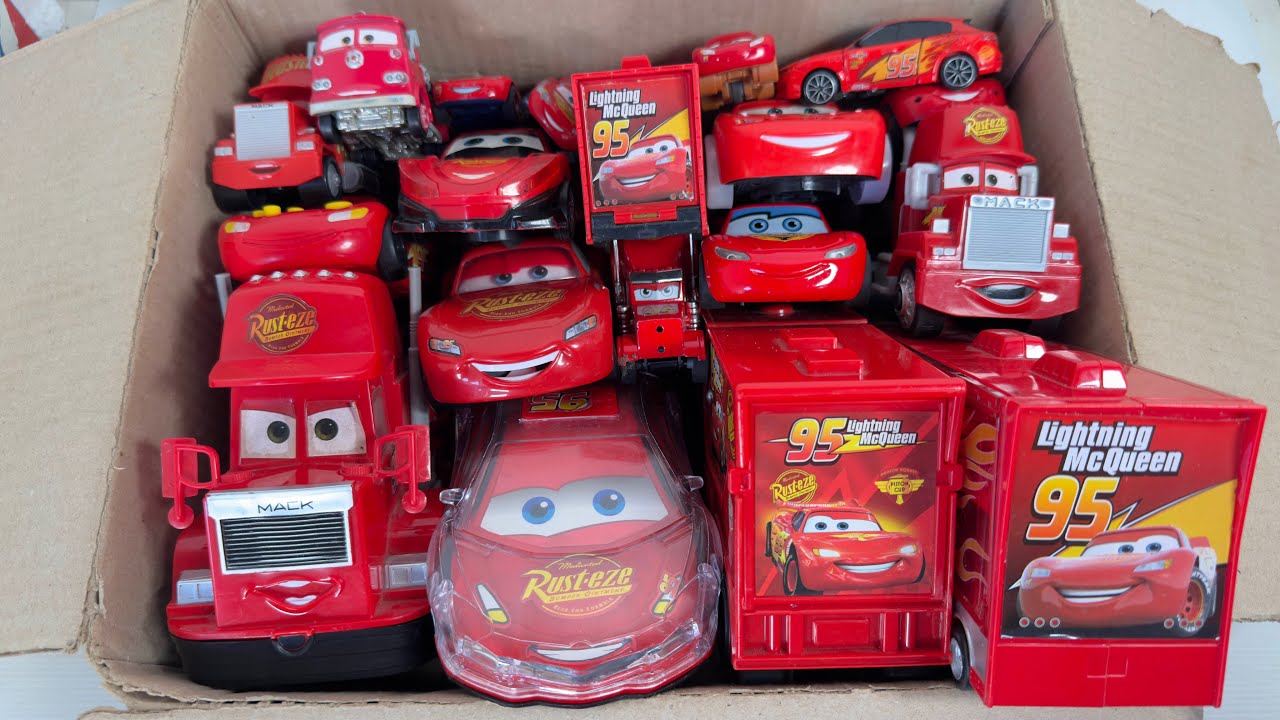 Disney Pixar Cars Unboxing Review | Full Lightning McQueen, Tow Mater, Doc Hudson, Sally, Mack