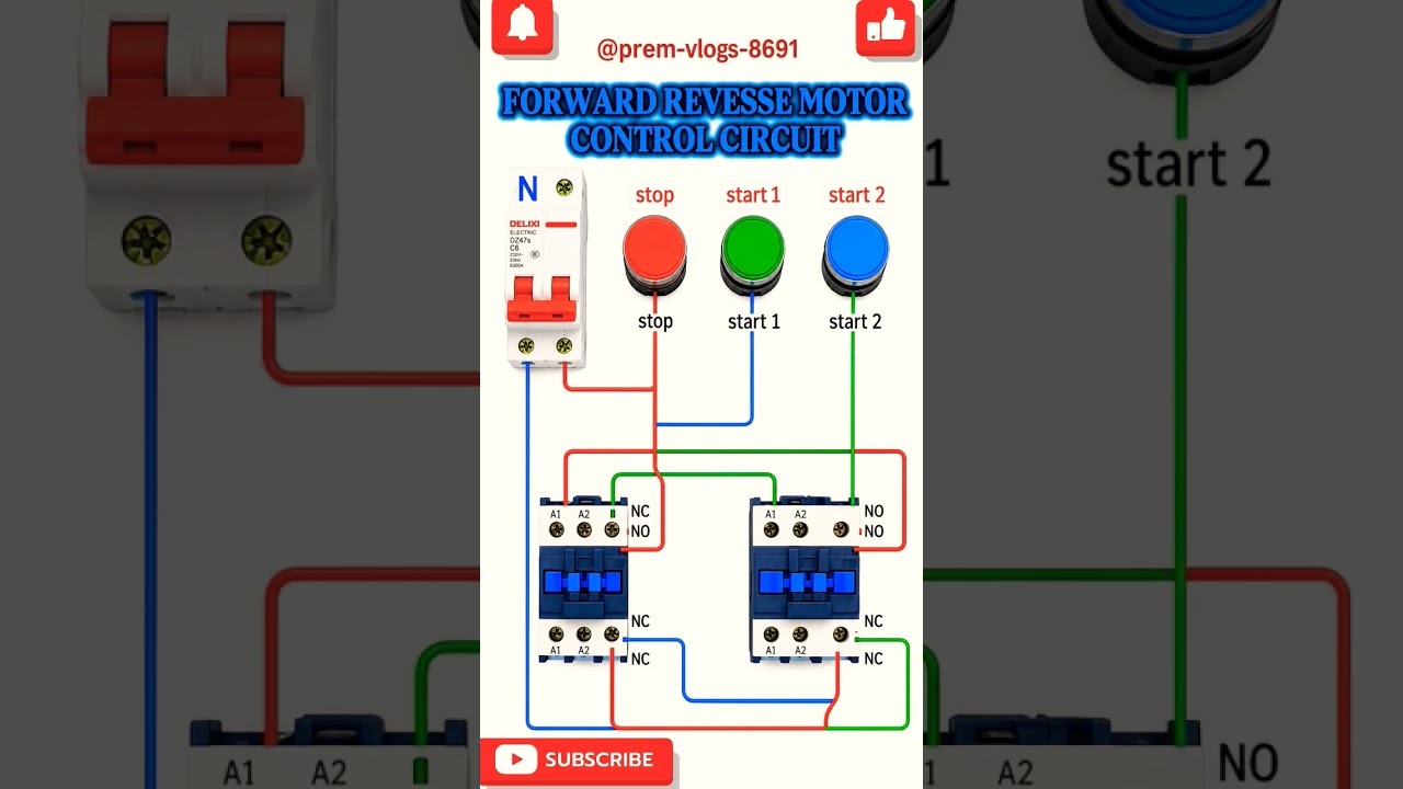 🔄⚡ Forward Reverse Motor Control Circuit 🔥 #shorts #electronics #premvlogs8691