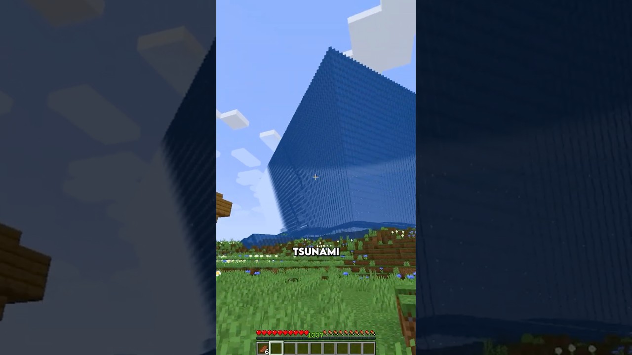 Minecraft Tsunami BUT BEST ENDING! #minecraft