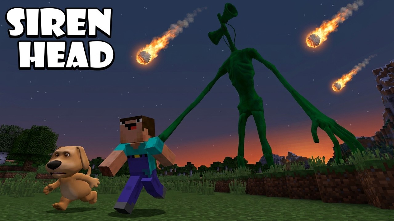 SURVIVING FROM SIREN HEAD NLO in Minecraft - Gameplay - Coffin Meme