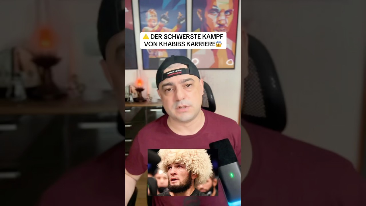 KHABIBS HÄRTESTER KAMPF WAR GEGEN GAETHJE🤯 #mma #kampfsport #ufc