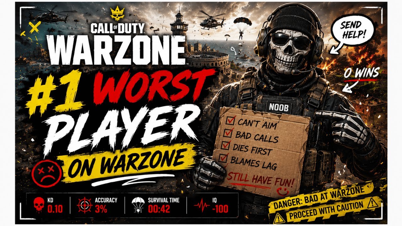 The #1 Worst Warzone Player Needs A Miracle 😭🔥