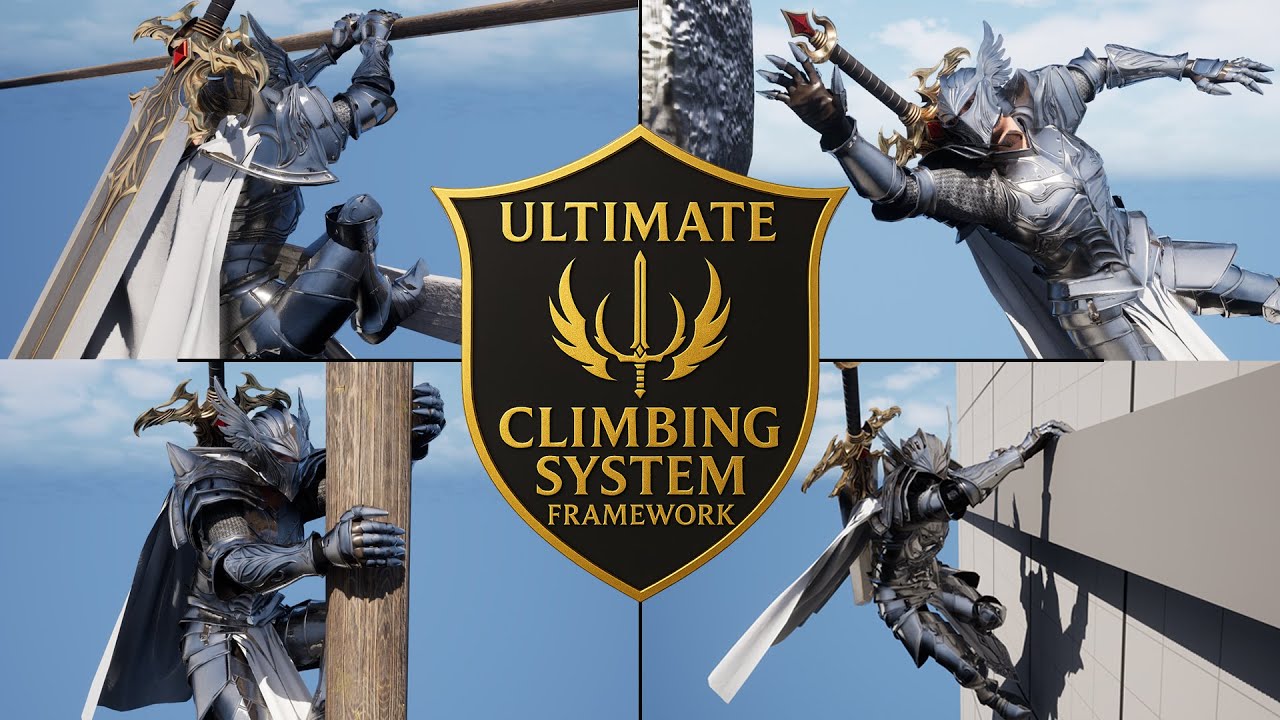 The Ultimate Climbing Framework - Full System For Unreal Engine 5 (Official Overview Trailer)