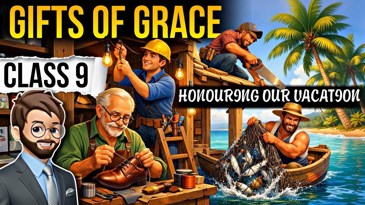 gifts of grace honouring our vacation class 9 | Animated | Full हिंदी में Explained | gifts of grace
