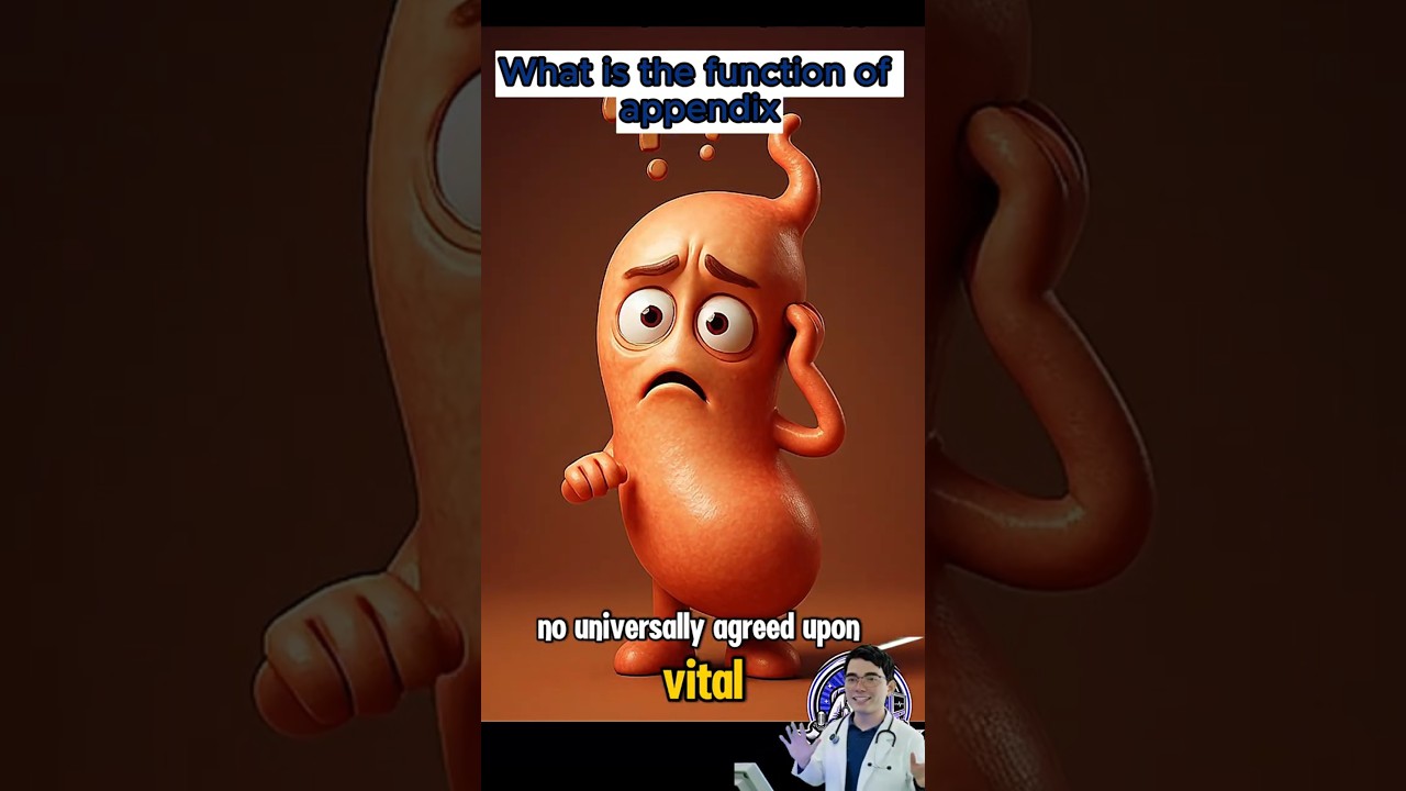 The Appendix Isn't Useless: The Hidden Backup Drive Inside You! 🧬🩺