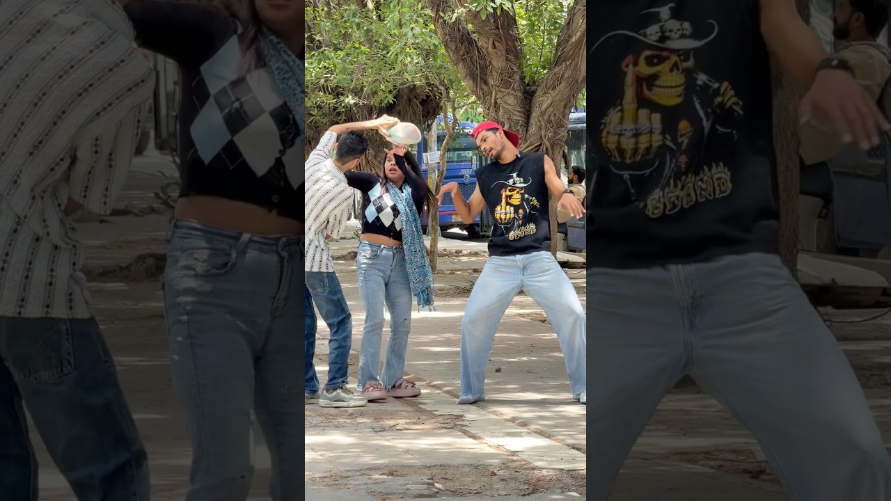 लड़की ने मारा है 😂 #viral #funny #shortvideos #ytshorts #prank
