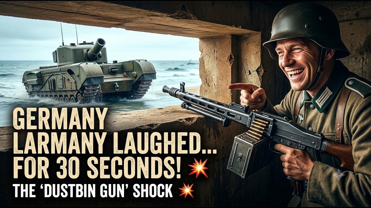 The British “Dustbin Gun” Germany Laughed At — Until It Destroyed Their Bunkers