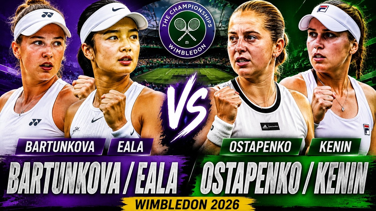 🔴TENNIS LIVE | ALEX EALA-NIKOLA BARTUNKOVA vs KENIN-OSTAPENKO • Wimbledon 2026 • Tennis Watchalong