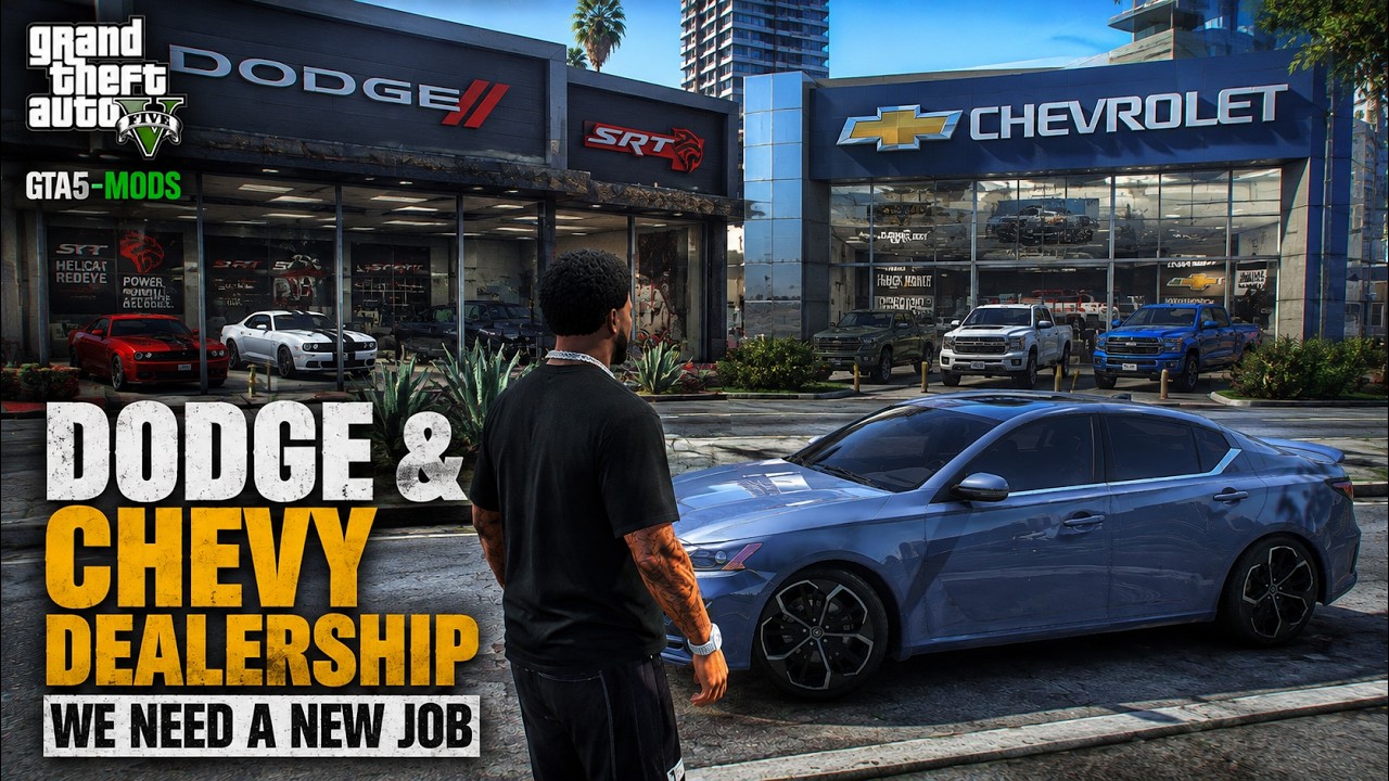GTA 5 Mods | LA REVO – Window Shopping Turned Into a BIG Decision… We Need a NEW JOB! | 4K