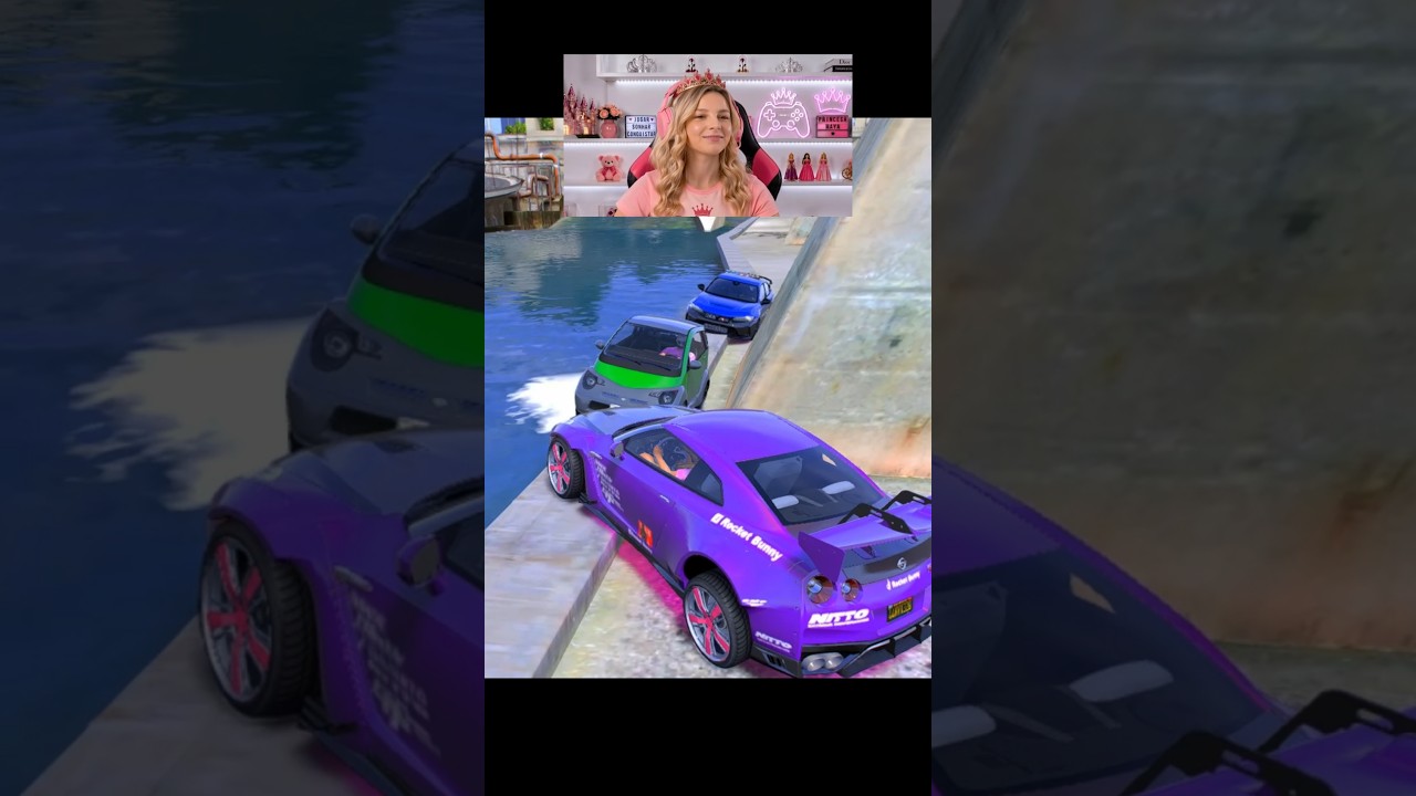 Ela conseguiu derrubar o policial e ajudar o amigo nessa fuga insana no gta rp #shorts #viralvideo