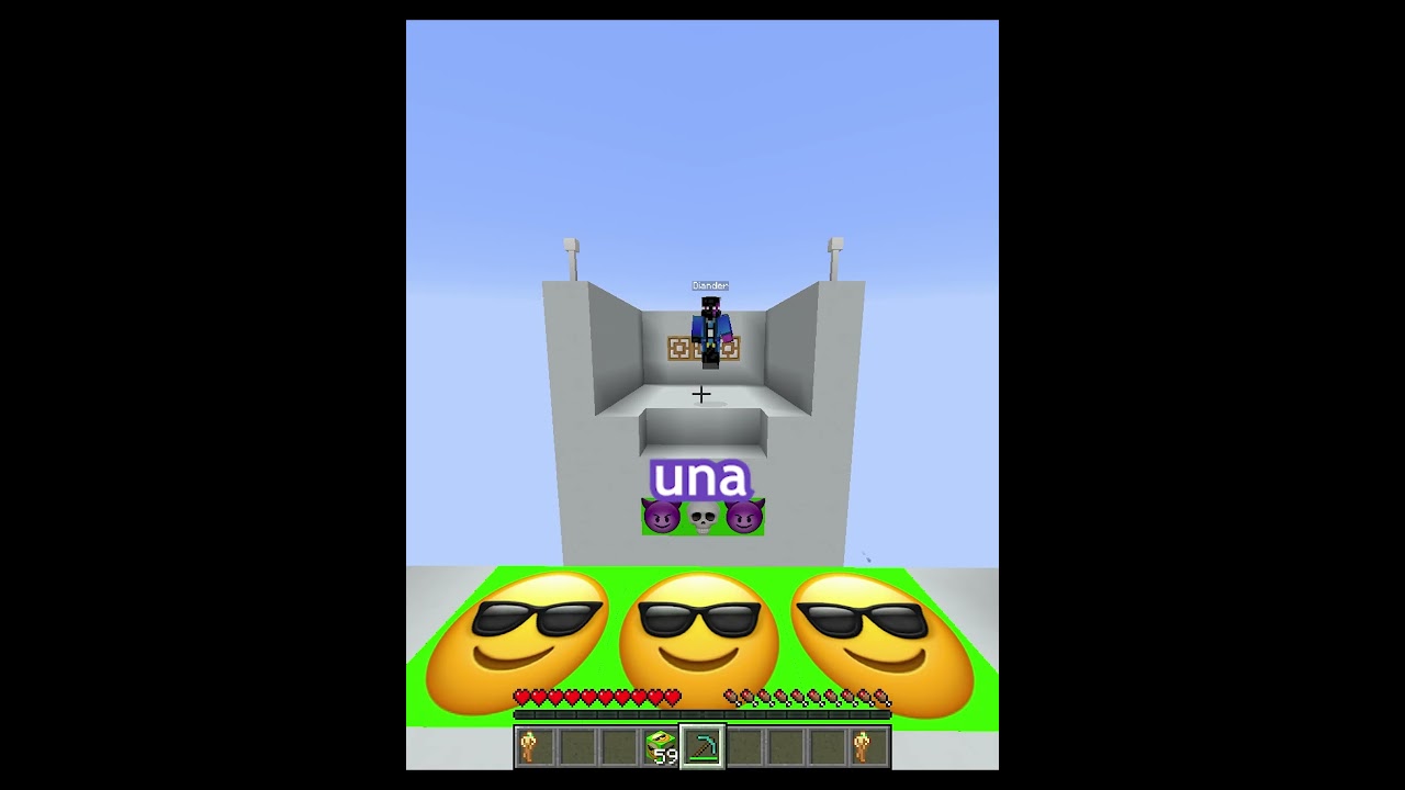 ADIVINA el EMOJI en MINECRAFT ⚠️​💀​☠️ #español #minecraft