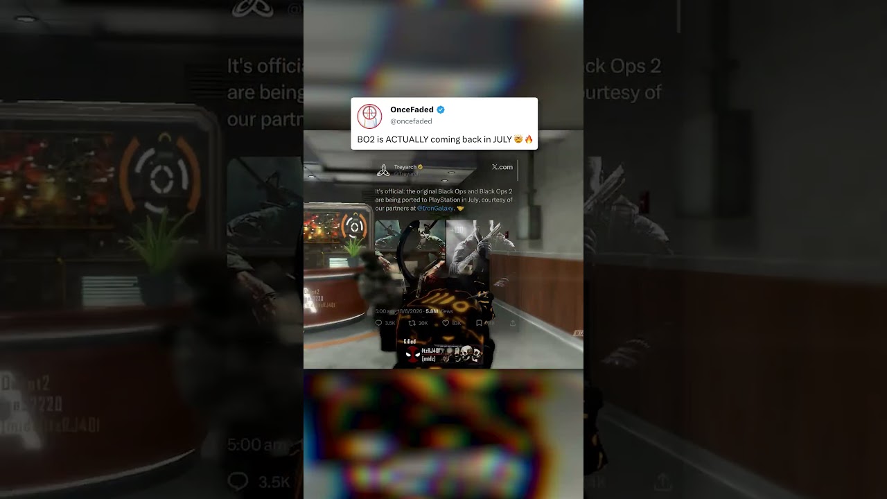 The OG Call of Duty is FINALLY BACK for BO2 and BO1 🥲 #callofduty #nostalgia