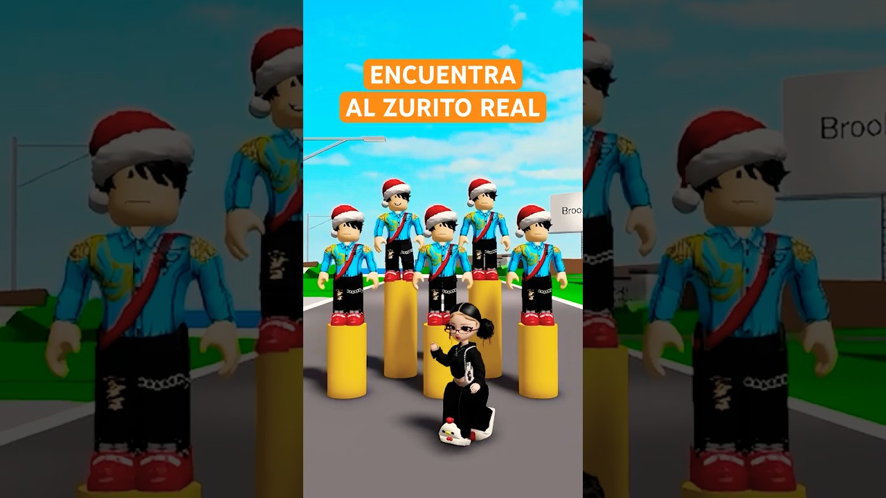 LA CHICA PILCHERA TIENE QUE ENCONTRAR A ZURITO 😂 #roblox #brookhaven #robloxbrookhaven