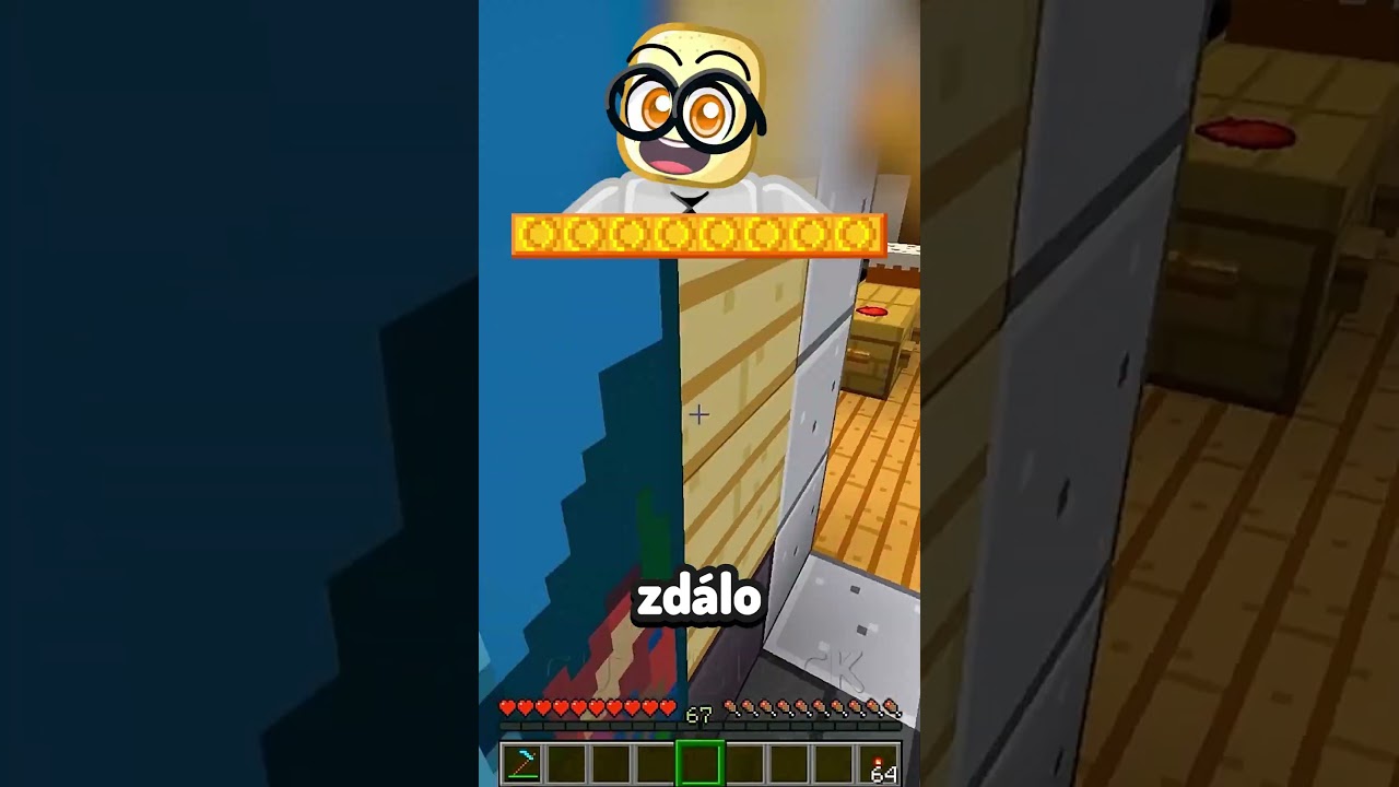GUGUGAGA Tajná Základna v Minecraftu... #shorts #minecraft