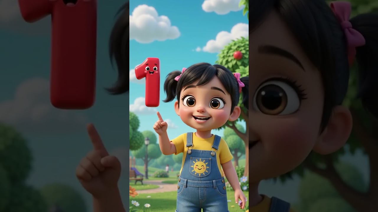 One, Two, Three! Kids Learning Cartoon ✨#OneTwoThree#LearnNumbers#KidsLearning