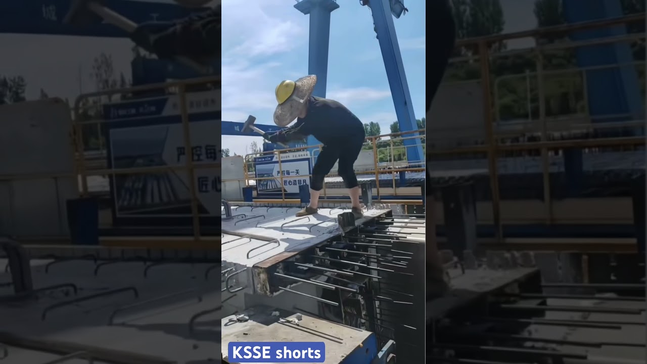 How Long Slab Rebars Are Connected in Mega Infrastructure 🤯🏗️ #Construction #Engineering