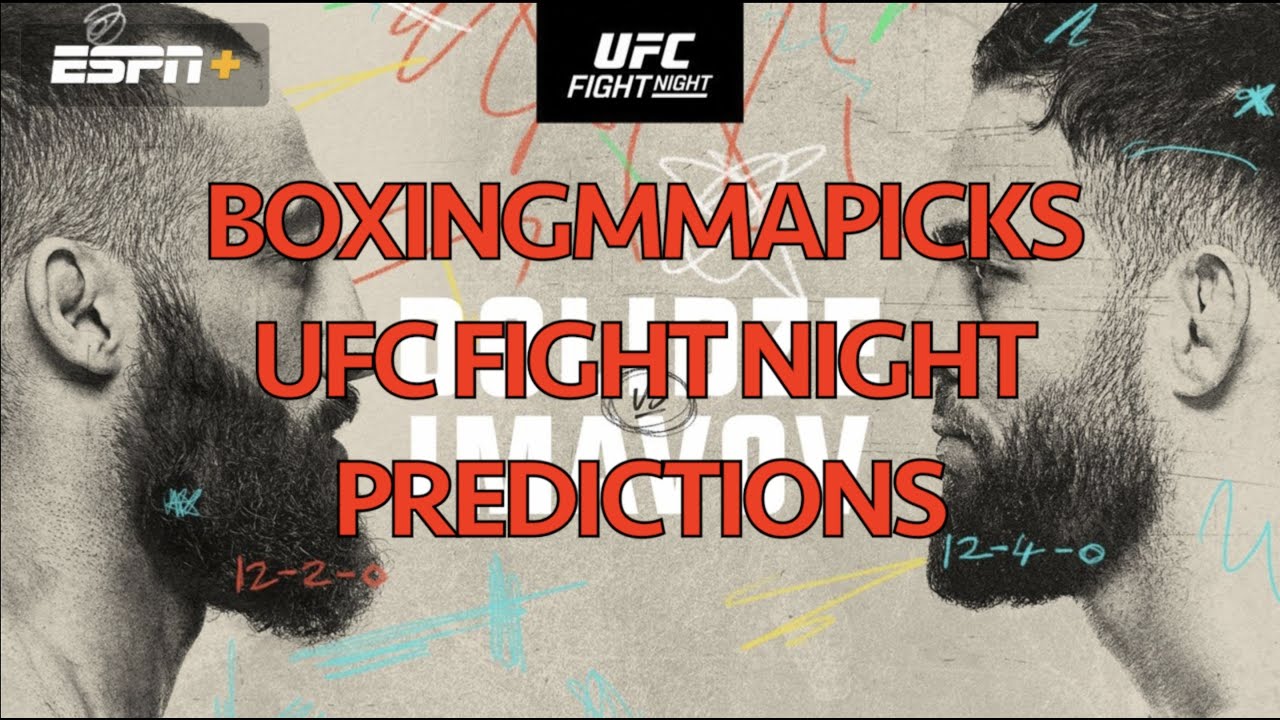 UFC Fight Night: Dolidze vs. Imavov (FULL CARD PREDICTIONS)