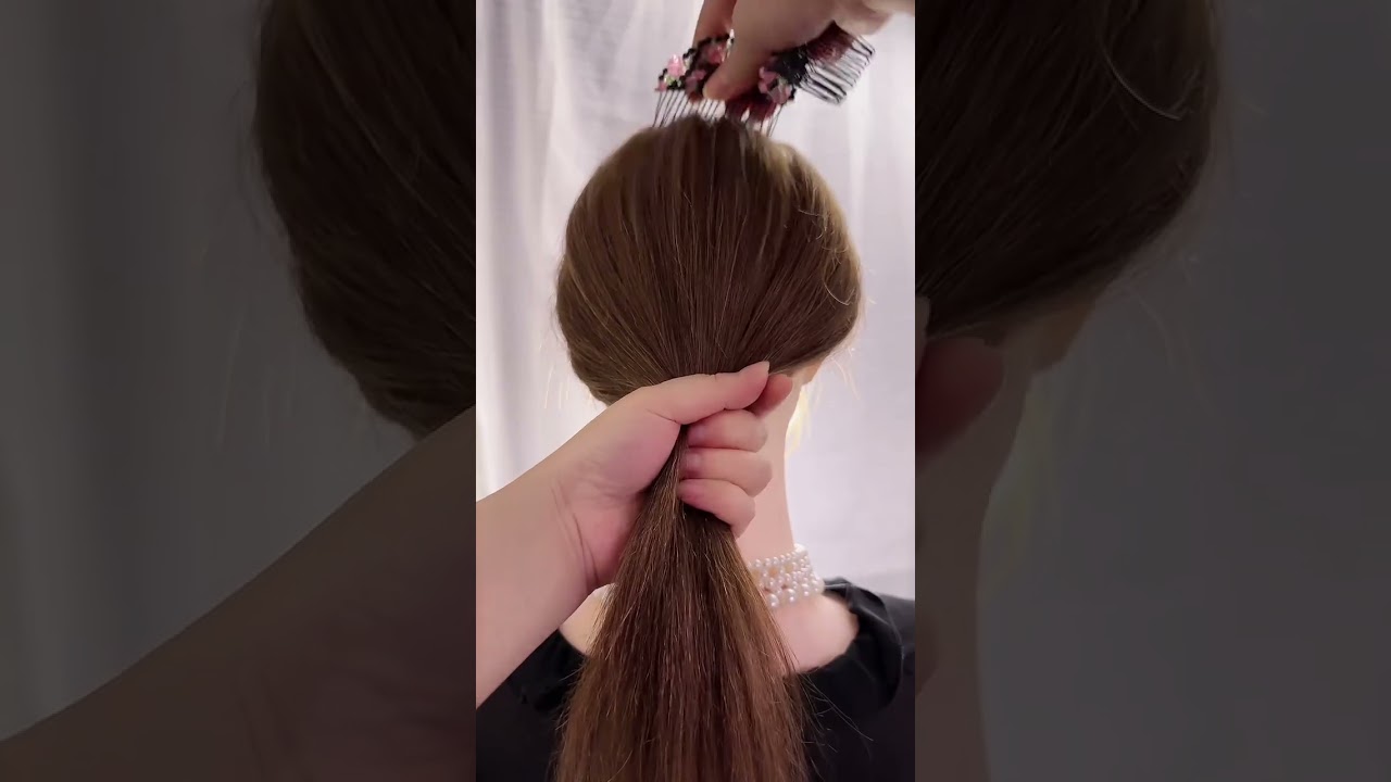 Unique Pearl Straightener Tutorial 💖 | Smooth & Shiny Hair Styling Trick You Must Try