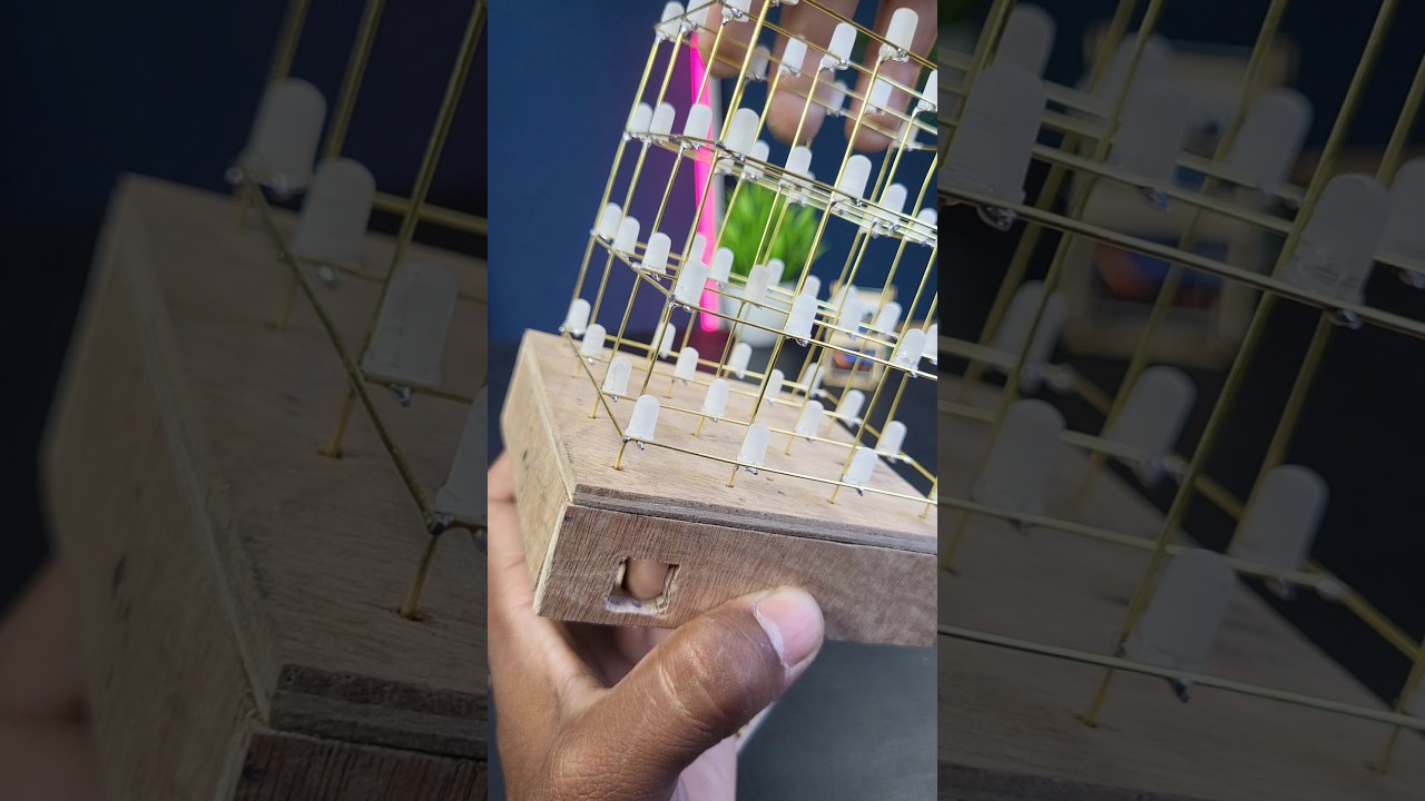 "4x4x4 LED Cube | Amazing Animations with Arduino Nano | DIY Electronics Project" #ashwinprojects