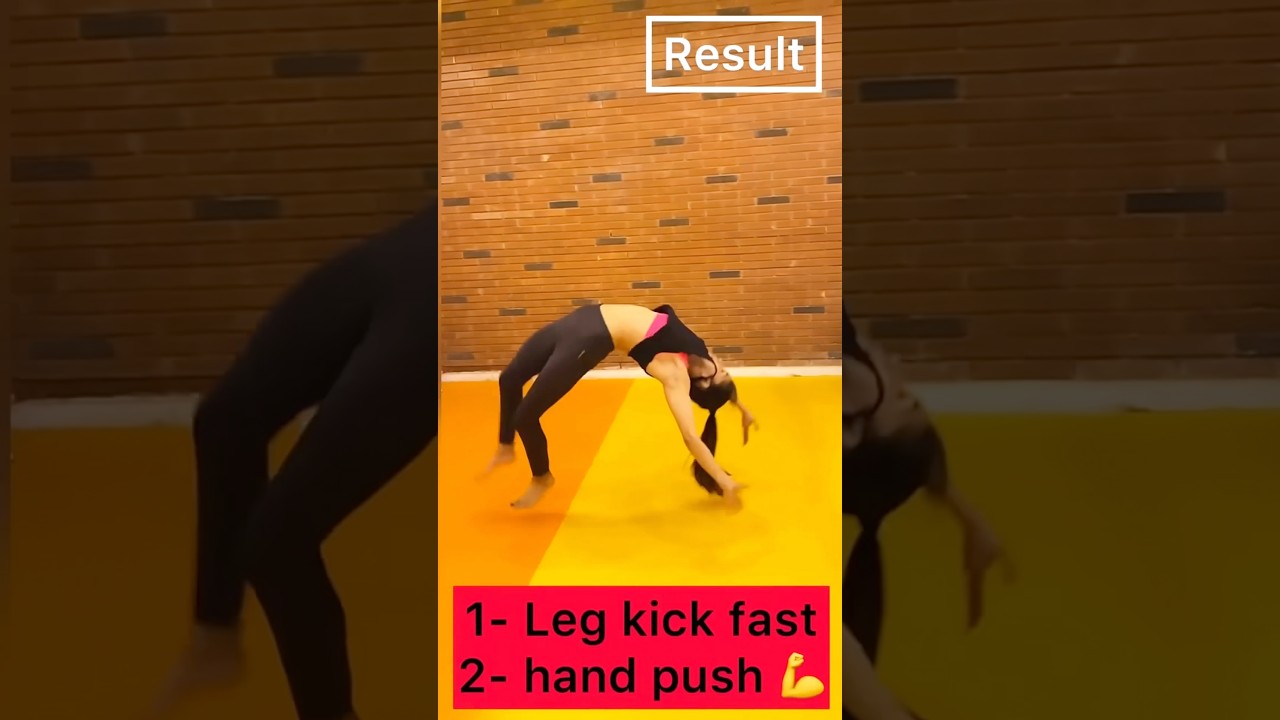 Try this steps for front handspring 😯 #shorts #motivation #yoga