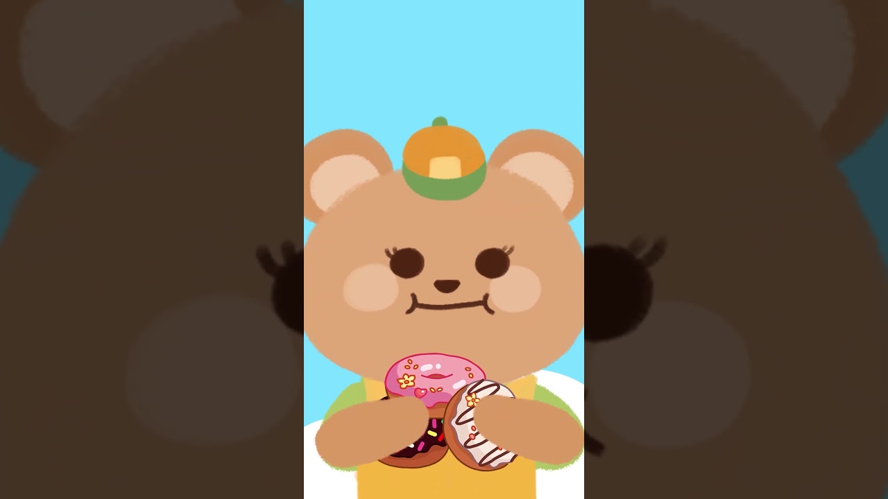 Donut or Broccoli | Healthy for Little Bear? | 2 #kidslearning #fruits #abcd #englishlearning