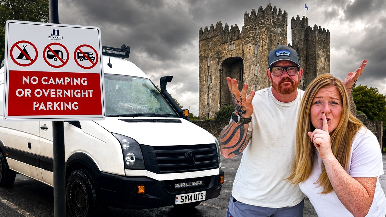 Van Life Camping In a Tourist Hotspot In IRELAND