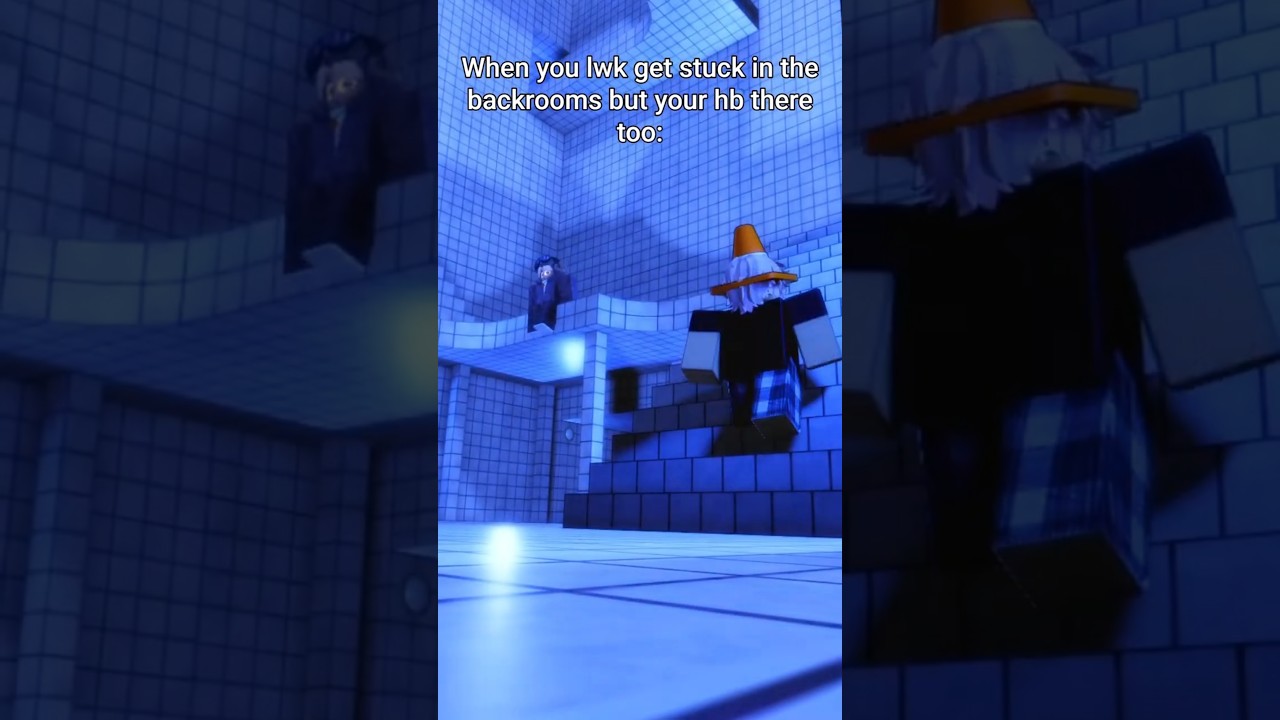 Me and bro lwk gonna escape the backrooms: #animation #roblox #memes #relatable #backrooms #fyp