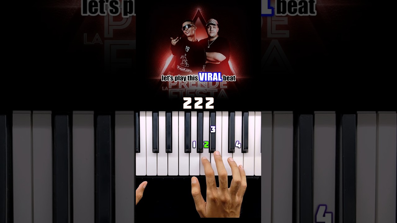 🕺Prende La Fiesta (easy) 🎹 Piano tutorial