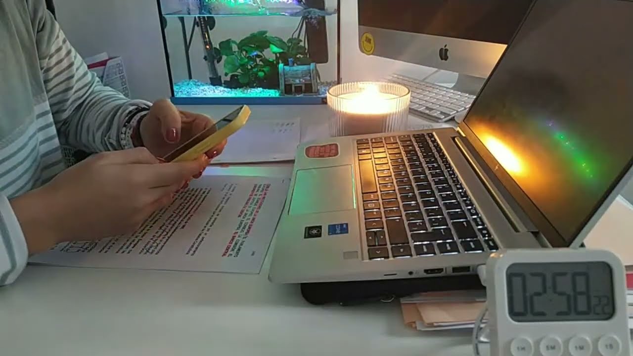 Study with me 2 hours live MONDAY MORNING 🔴 I Background noise 🏘️
