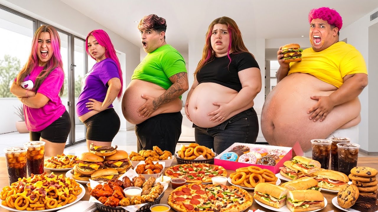O ÚLTIMO A PARAR DE COMER, VENCE ! Explodimos a barriga ?
