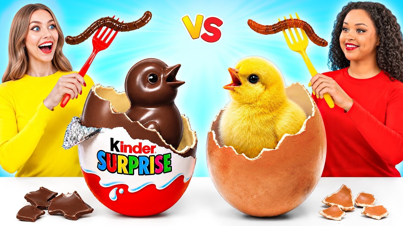Real Food vs Chocolate Food Challenge | Funny Food Recipes by Multi DO Challenge