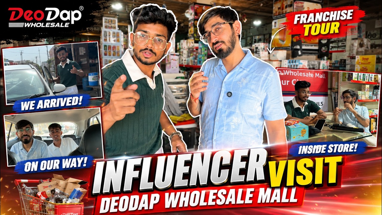 Influencer Visit to DeoDap Wholesale Mall | Franchise Tour, Warehouse & Business Behind the Scenes
