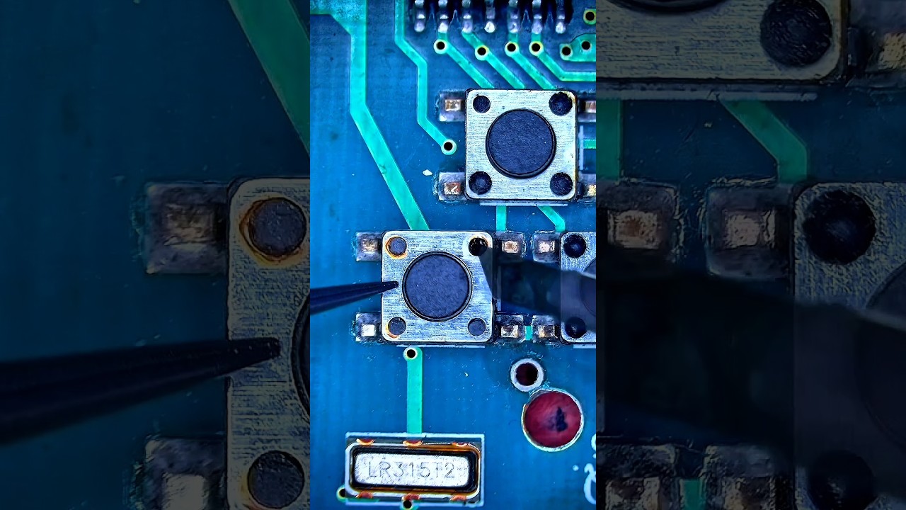 PCB Push Button Repair 🔧 | নষ্ট সুইচ মেরামতের সহজ উপায়!#PCBRepair #ElectronicsRepair