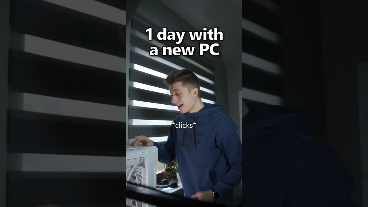 1 hour VS 1 year with a NEW PC 😄😭
