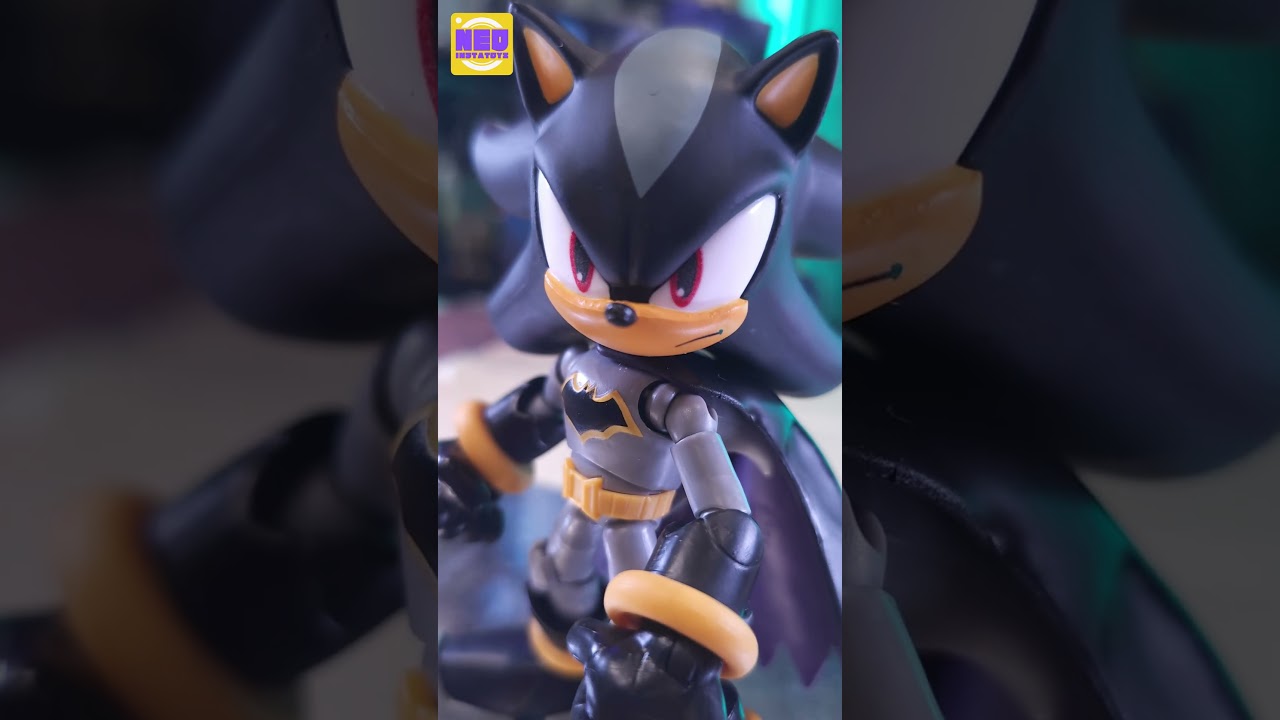 Jakks Pacific DC x Sonic the Hedgehog 5” Shadow as Batman Action Figure評測｜音速小子 夏特 蝙蝠俠 5吋 可動人偶
