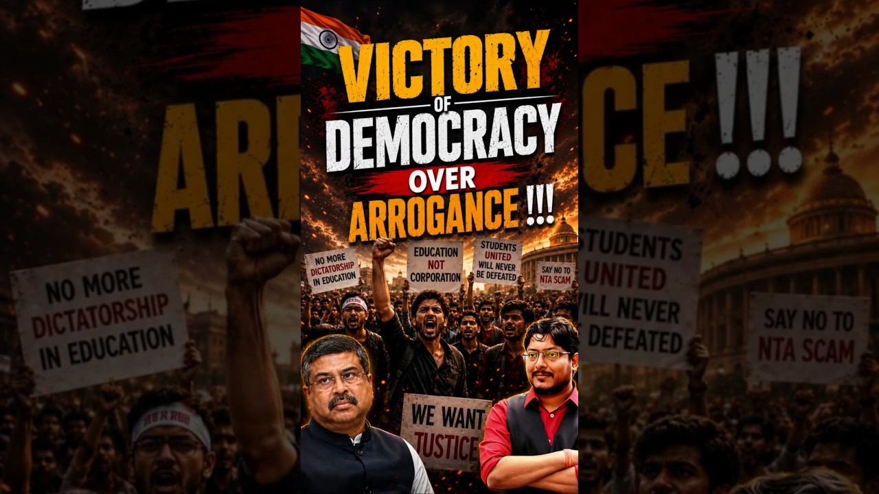 Victory of Democracy over Arrogance !! #gateacademy