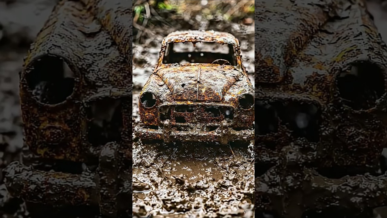 This Rusty Toy Car Rolls Again 🚗✨ #restoration #satisfying #antique #shorts