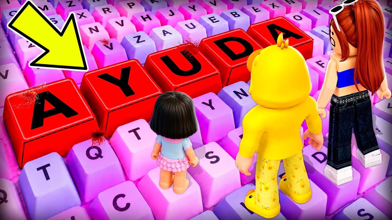La OSCURA VERDAD de ESCAPA DEL TECLADO en ROBLOX...