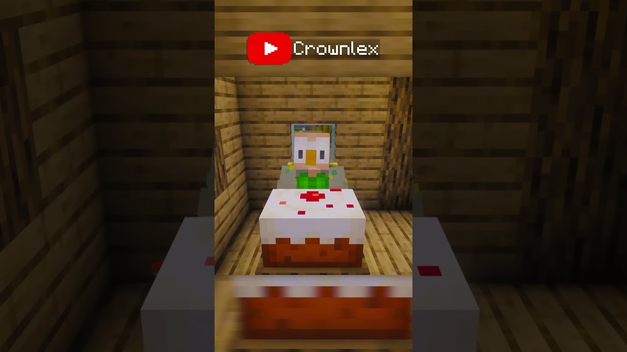 Minecraft'ı PLANTS vs ZOMBİES Modunda Bitirdim! #minecraft  #crownlex