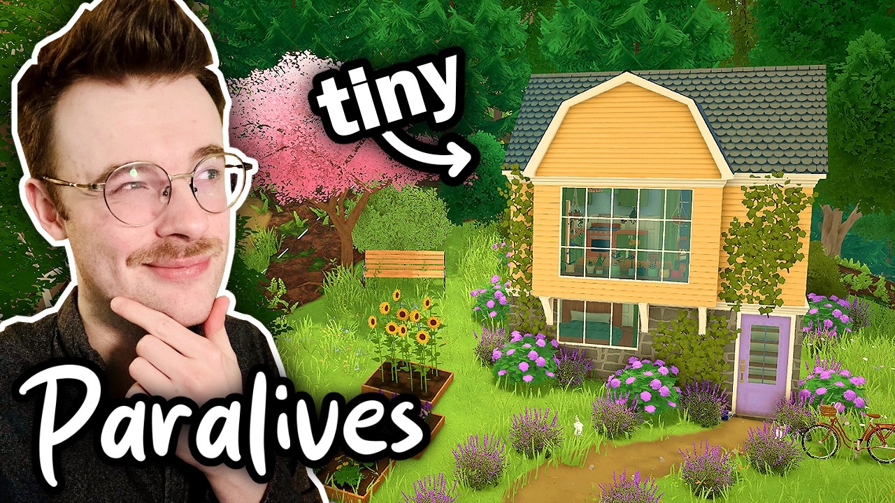 building my first tiny home in Paralives🌻