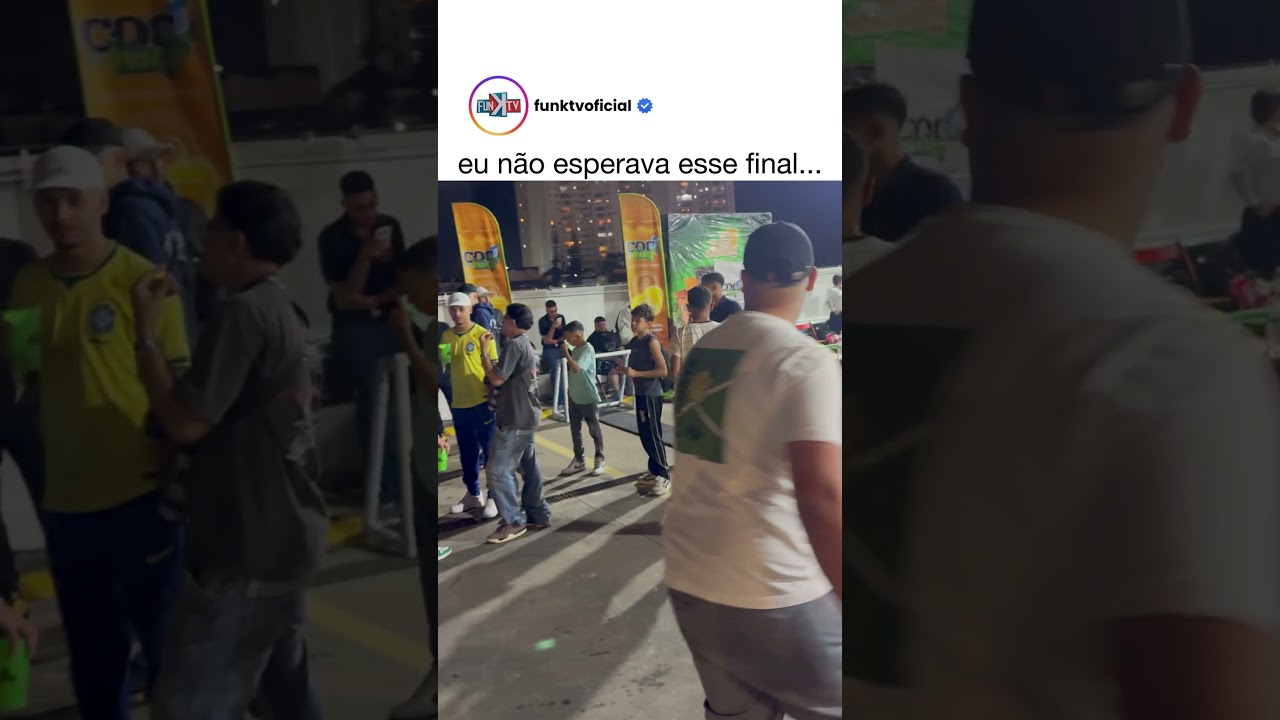 Eu não esperava esse final...