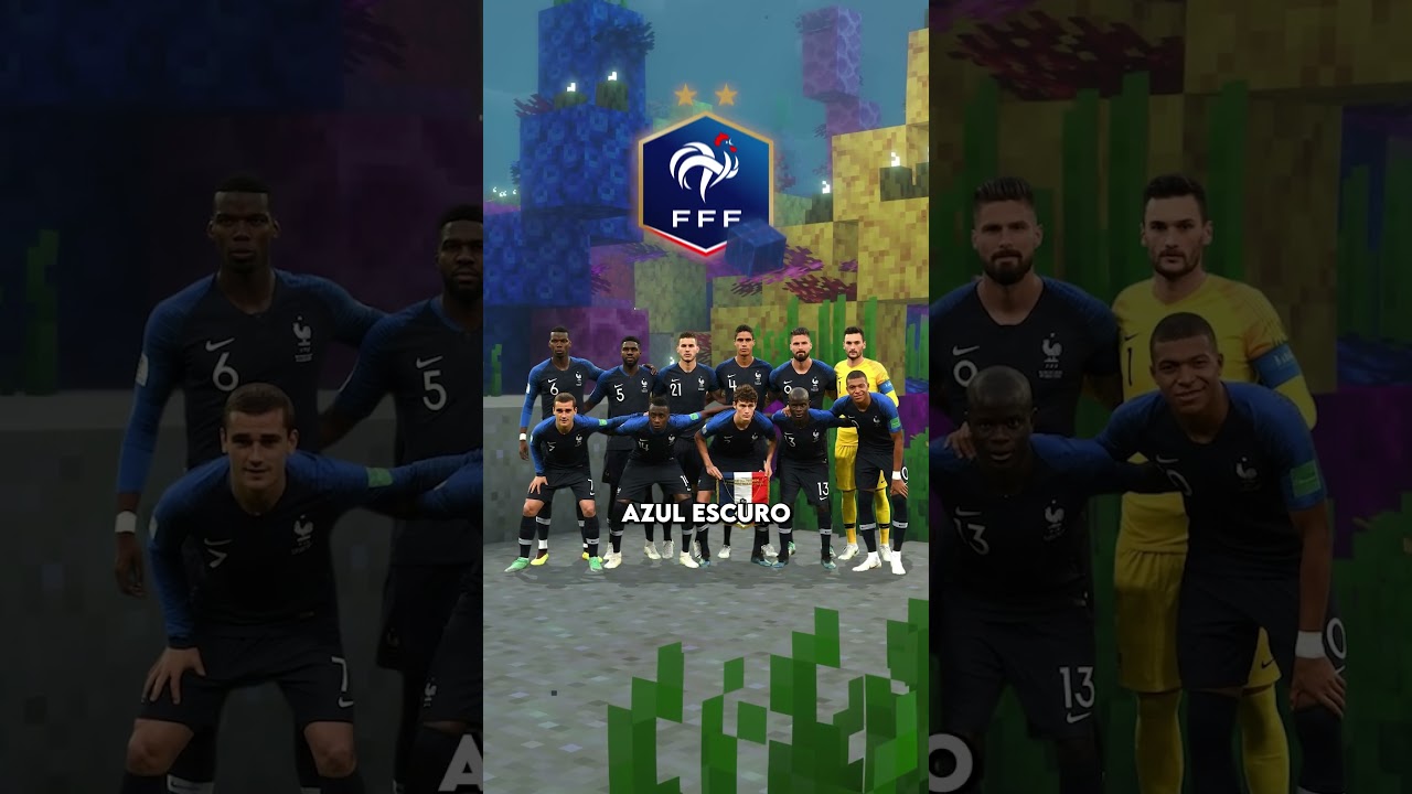 O MINECRAFT PREVIU QUEM VAI GANHAR A COPA?! #minecraft #copadomundo #worldcup