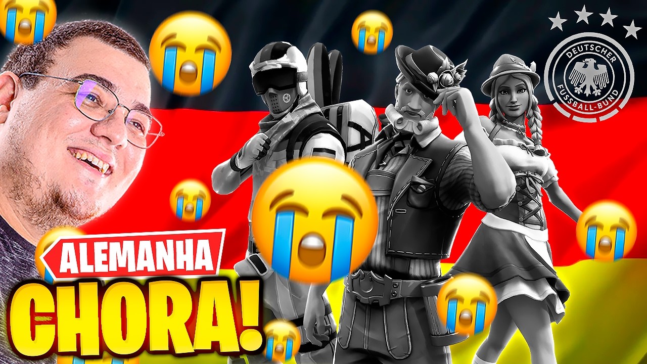 CHOREI QUE NEM A ALEMANHA NO FORTNITE