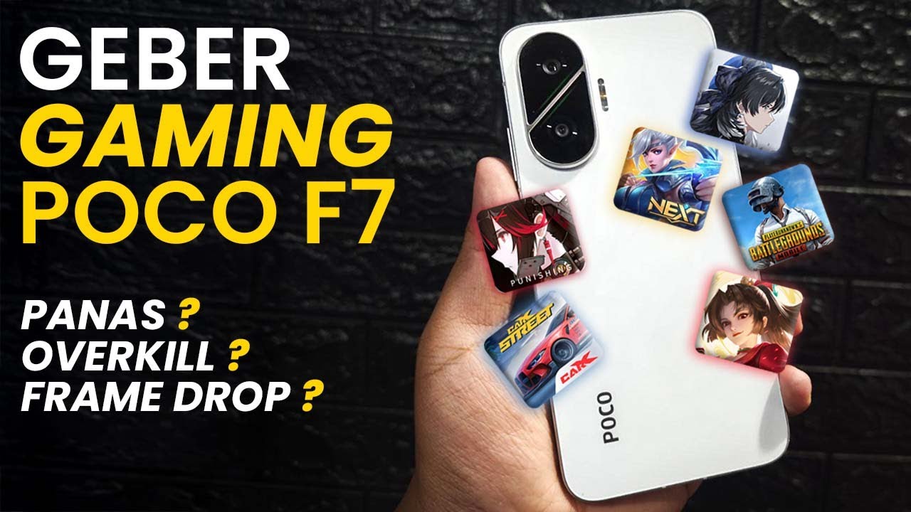 GEBER POCO F7 GAMING  RATA KANAN | TEST FPS REALTIME DAN SUHU 🔥 #poco #xiaomi #F7