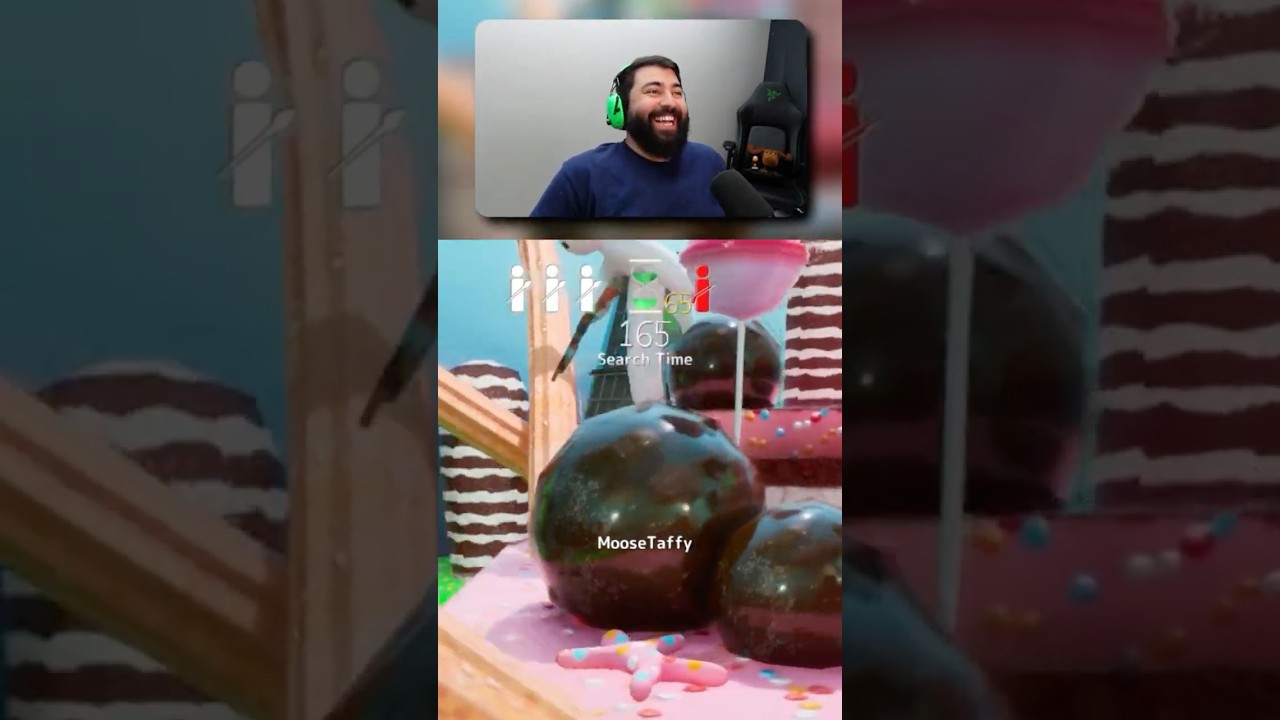 THIS GAME IS JOKES 😭 #hidenseek #twitch #gaming #mecchachameleon #moosetaffy